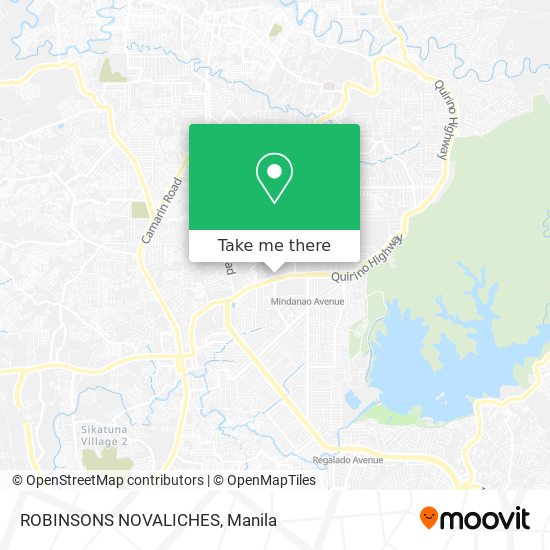 ROBINSONS NOVALICHES map