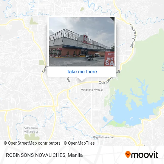 ROBINSONS NOVALICHES map