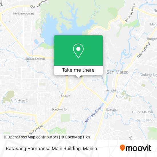 Batasang Pambansa Main Building map