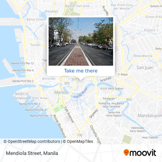 Mendiola Street map