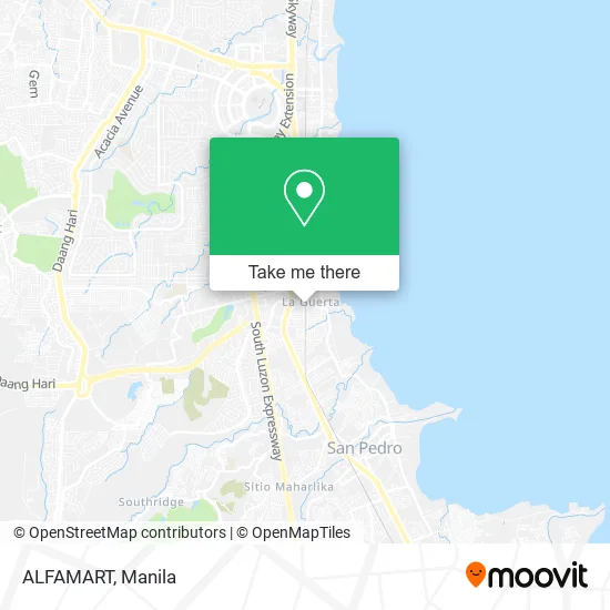 ALFAMART map
