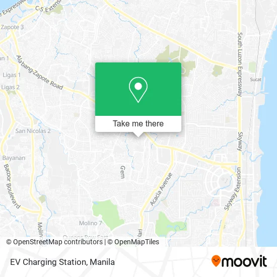 EV Charging Station map