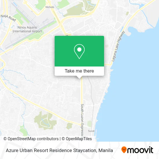 Azure Urban Resort Residence Staycation map