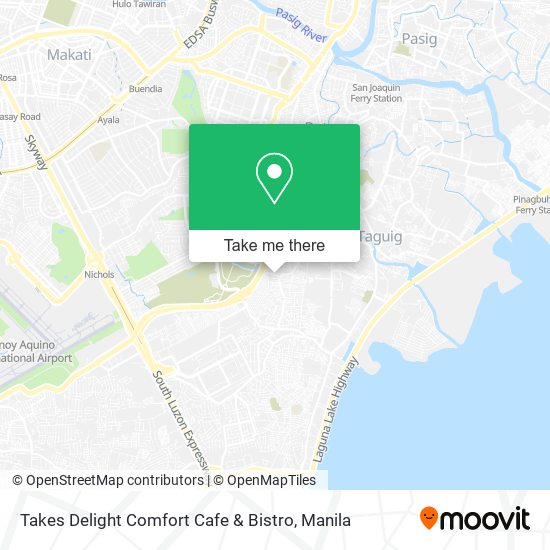 Takes Delight Comfort Cafe & Bistro map