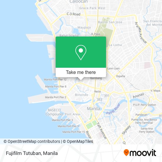 Fujifilm Tutuban map