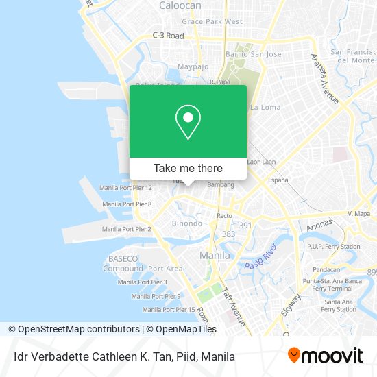 Idr Verbadette Cathleen K. Tan, Piid map