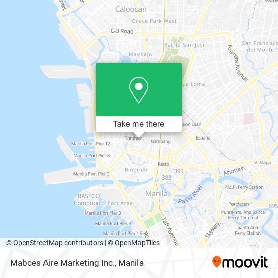 Mabces Aire Marketing Inc. map