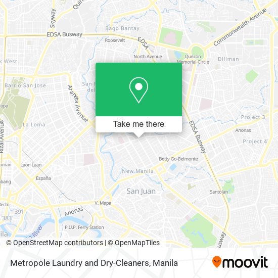 Metropole Laundry and Dry-Cleaners map