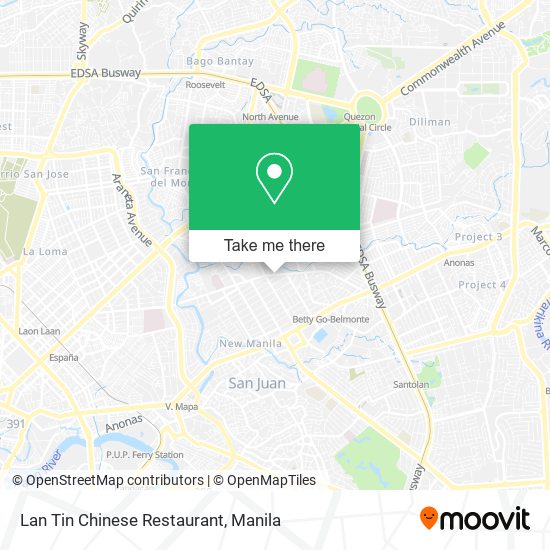 Lan Tin Chinese Restaurant map