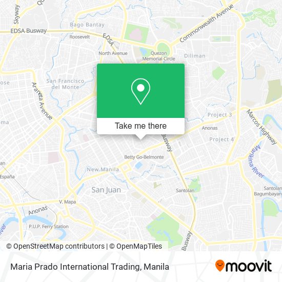 Maria Prado International Trading map