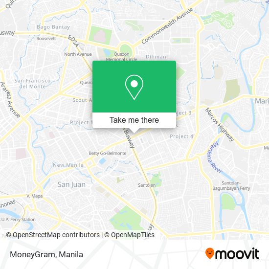 MoneyGram map