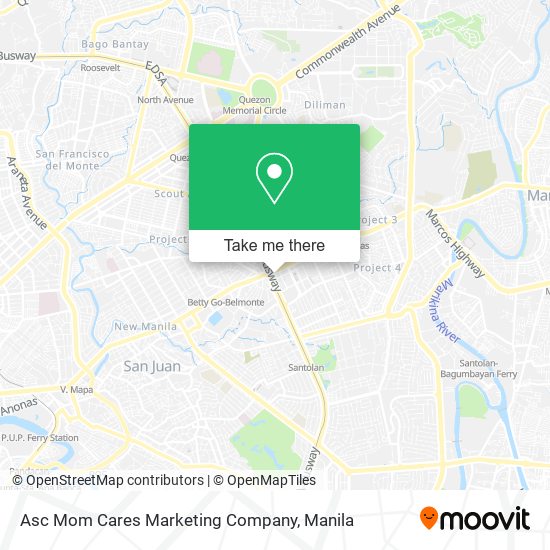 Asc Mom Cares Marketing Company map