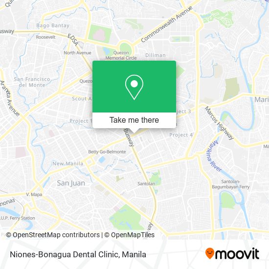 Niones-Bonagua Dental Clinic map