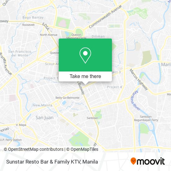 Sunstar Resto Bar & Family KTV map