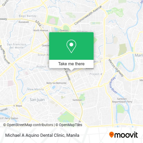 Michael A Aquino Dental Clinic map