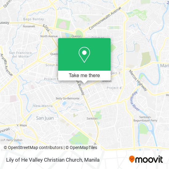 Lily of He Valley Christian Church map