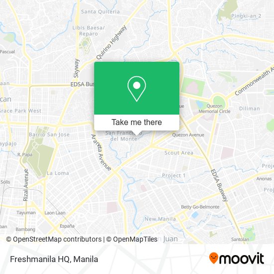 Freshmanila HQ map