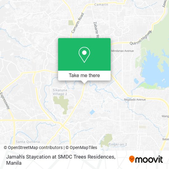 Jamah's Staycation at SMDC Trees Residences map