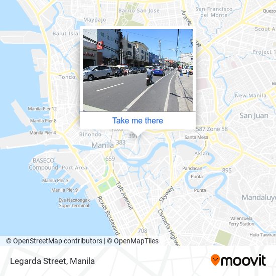 Legarda Street map