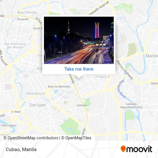 Cubao map