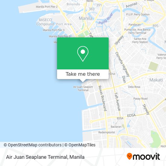Air Juan Seaplane Terminal map