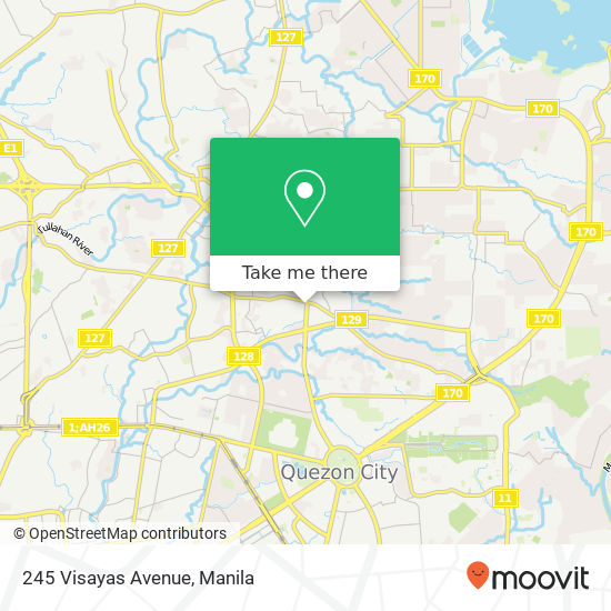 245 Visayas Avenue map