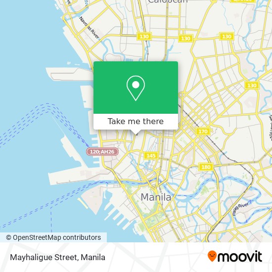 Mayhaligue Street map