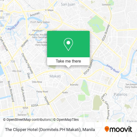 The Clipper Hotel (Dormitels.PH Makati) map