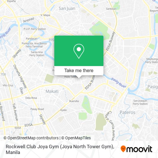 Rockwell Club Joya Gym (Joya North Tower Gym) map