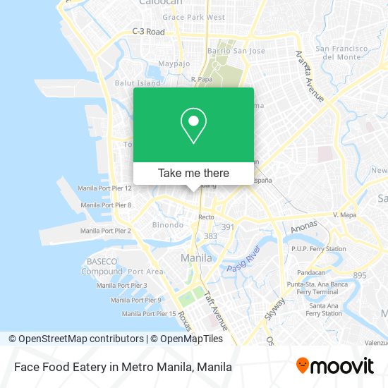 Face Food Eatery in Metro Manila map