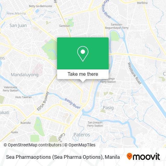 Sea Pharmaoptions (Sea Pharma Options) map
