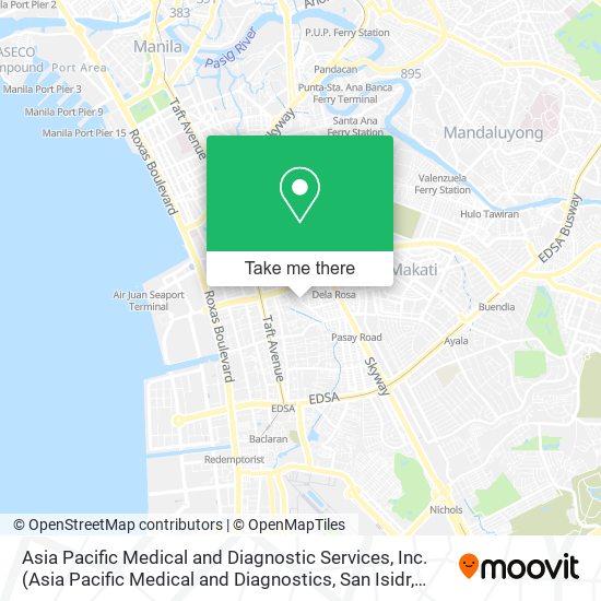 Asia Pacific Medical and Diagnostic Services, Inc. map