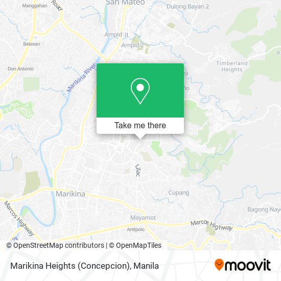 Marikina Heights (Concepcion) map