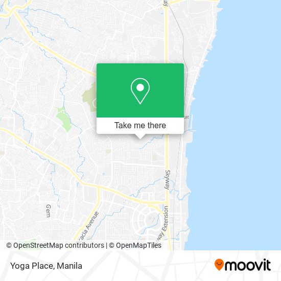 Yoga Place map
