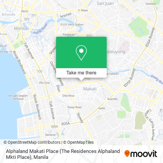 Alphaland Makati Place (The Residences Alphaland Mkti Place) map