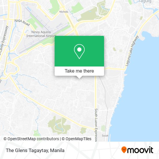 The Glens Tagaytay map