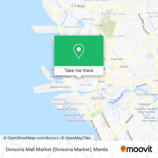 Divisoria Mall Market (Divisoria Market) map
