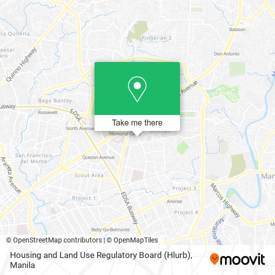 Housing and Land Use Regulatory Board (Hlurb) map