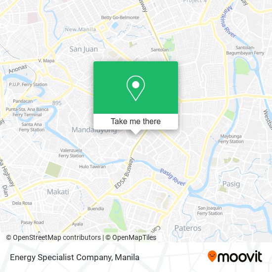 Energy Specialist Company map