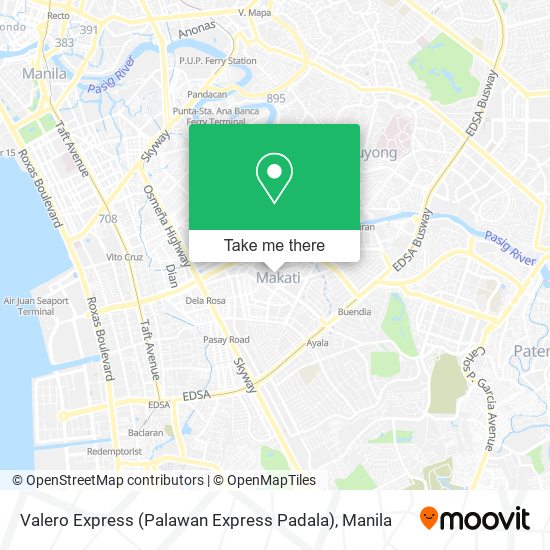 Valero Express (Palawan Express Padala) map