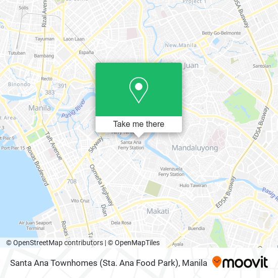 Santa Ana Townhomes (Sta. Ana Food Park) map