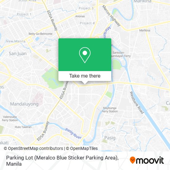 Parking Lot (Meralco Blue Sticker Parking Area) map