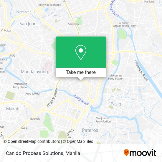 Can do Process Solutions map