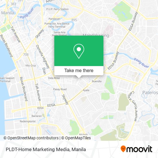 PLDT-Home Marketing Media map