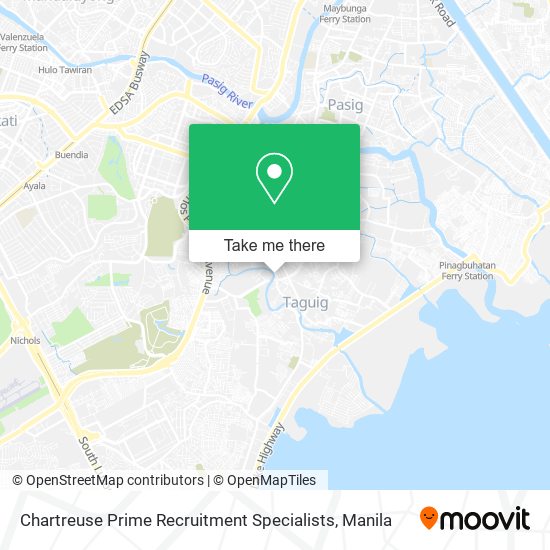 Chartreuse Prime Recruitment Specialists map