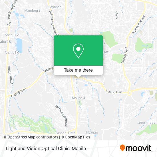 Light and Vision Optical Clinic map