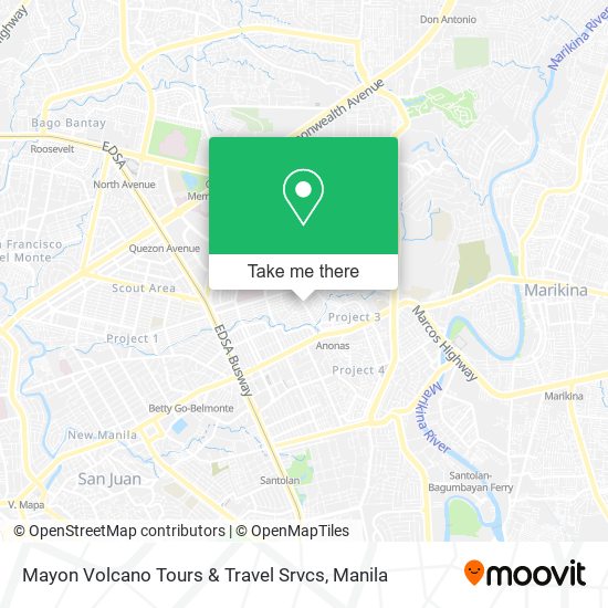 Mayon Volcano Tours & Travel Srvcs map