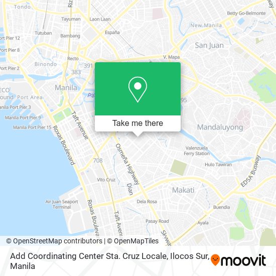 Add Coordinating Center Sta. Cruz Locale, Ilocos Sur map