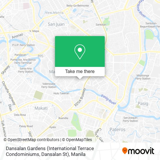 Dansalan Gardens (International Terrace Condominiums, Dansalan St) map