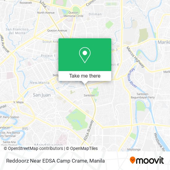 Reddoorz Near EDSA Camp Crame map